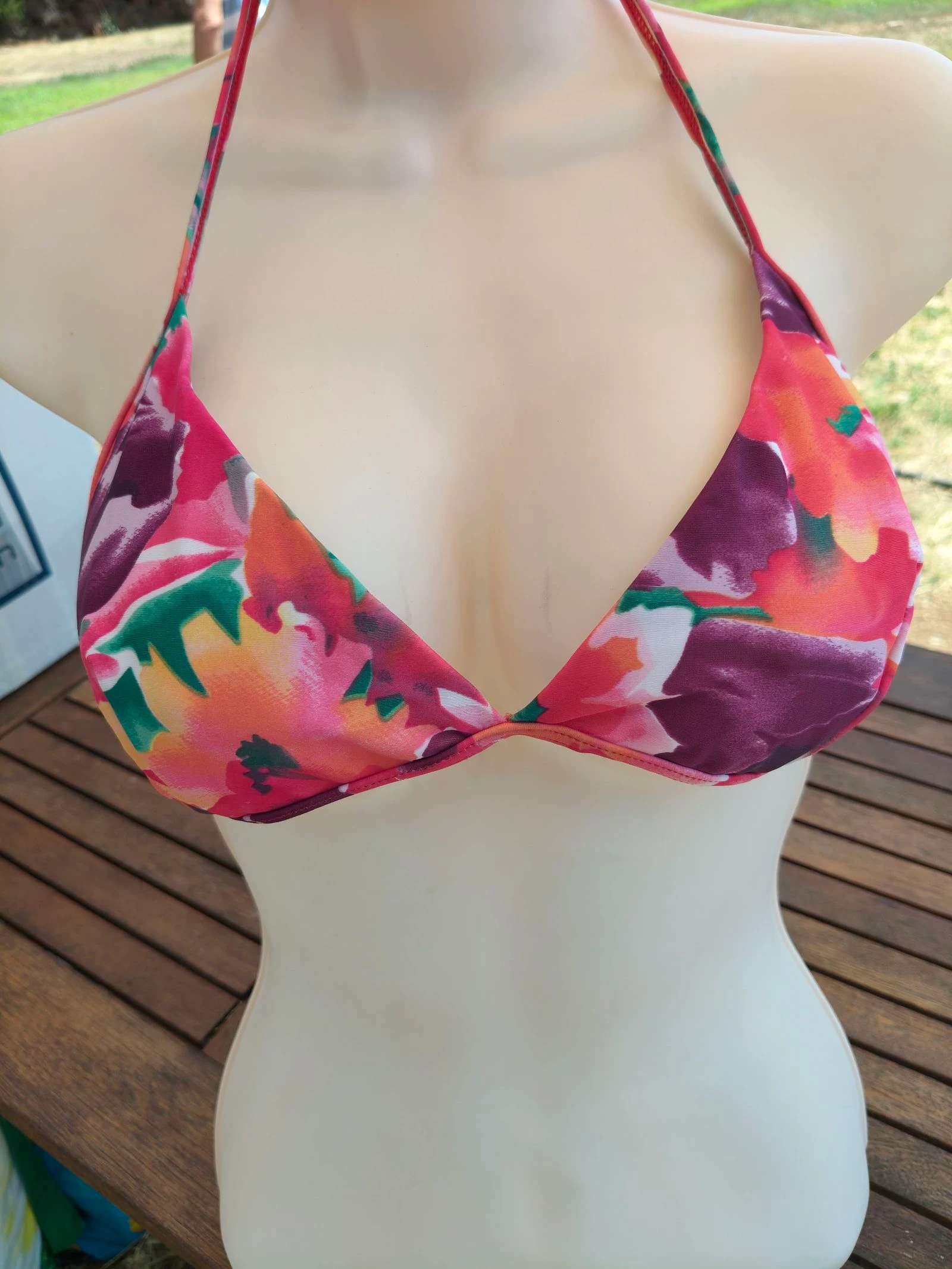 Creator-Bikini vrouw L (40) 2 stuks bloemenprint fuchsia/groen kleurrijk zomer – photo 7